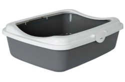 Large Cat Litter Tray Grey